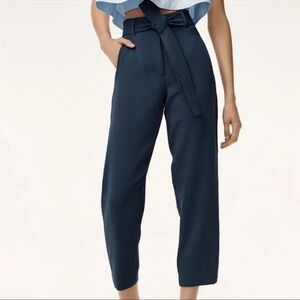 Wilfred Jallade Tie Waist pants size 2 Dark blue